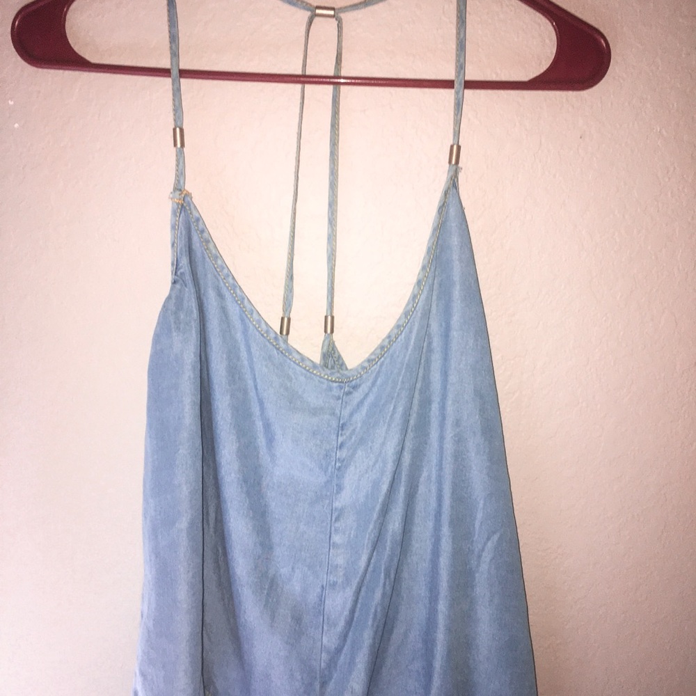 denim tank top